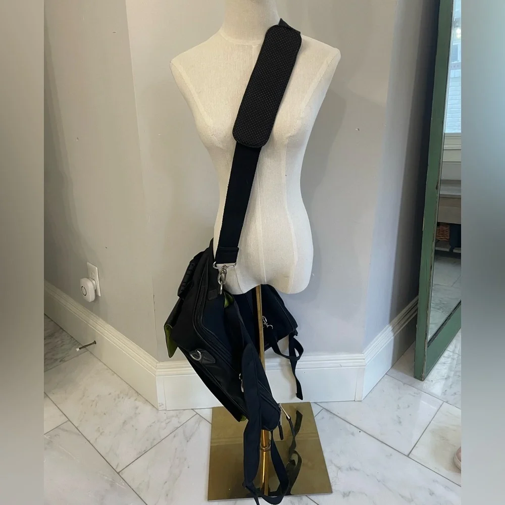 Ossington NY convertible folding garment travel bag shoulder back & hand straps